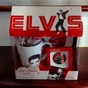 Elvis Red & Gray Hot Cocoa Gift Set